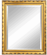 Camilla French Ornate Antique Gold Patina Finish Wood Framed Wall Mirror - West Frames